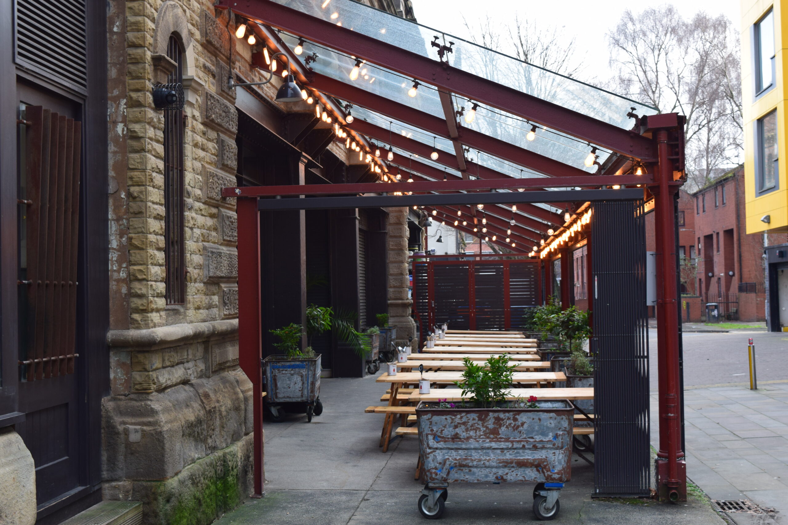 Mackie Mayor - Outdoor seating area